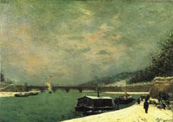 Paul Gauguin The Seine at the Pont d'Iena oil painting picture